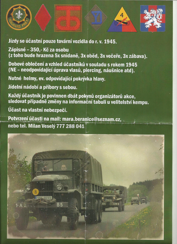 Jízda po stopách osvobození 2. - 7. května 2015